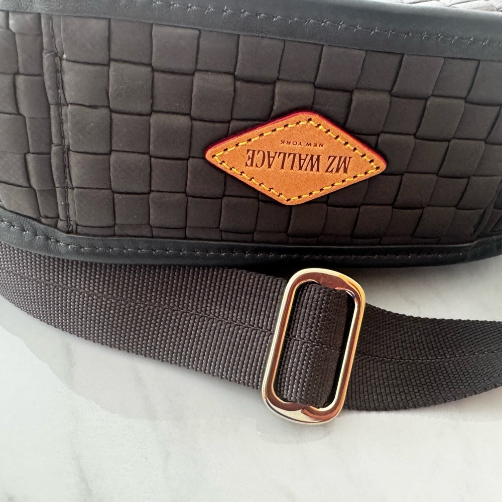 MZ WALLACE NEW MAGNET WOVEN BOX CROSSBODY BAG - Picture 10 of 15